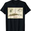 Roatan Honduras Vintage Karte T-Shirt