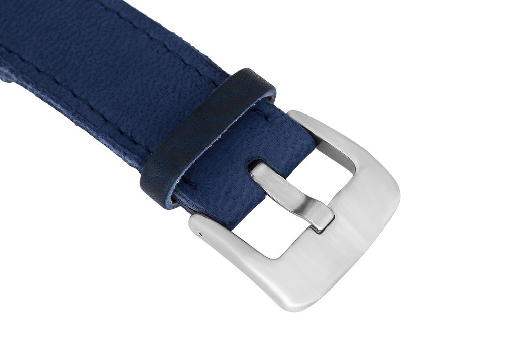 Watch Grandeur Plus Elk Leather Band Series GRP001E2 Blue [Grandeur Plus] Men's