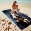 Amerikanische Musik Rock Michael Joseph Jackson Strandtuch Outdoor Camping Urlaub Schwimmen Strandtuch Outdoor Saugfähiges Badetuch Y4