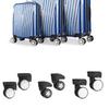 1 Pair Trolley Case Wheels Replacement Luggage Swivels Accessories for Travel