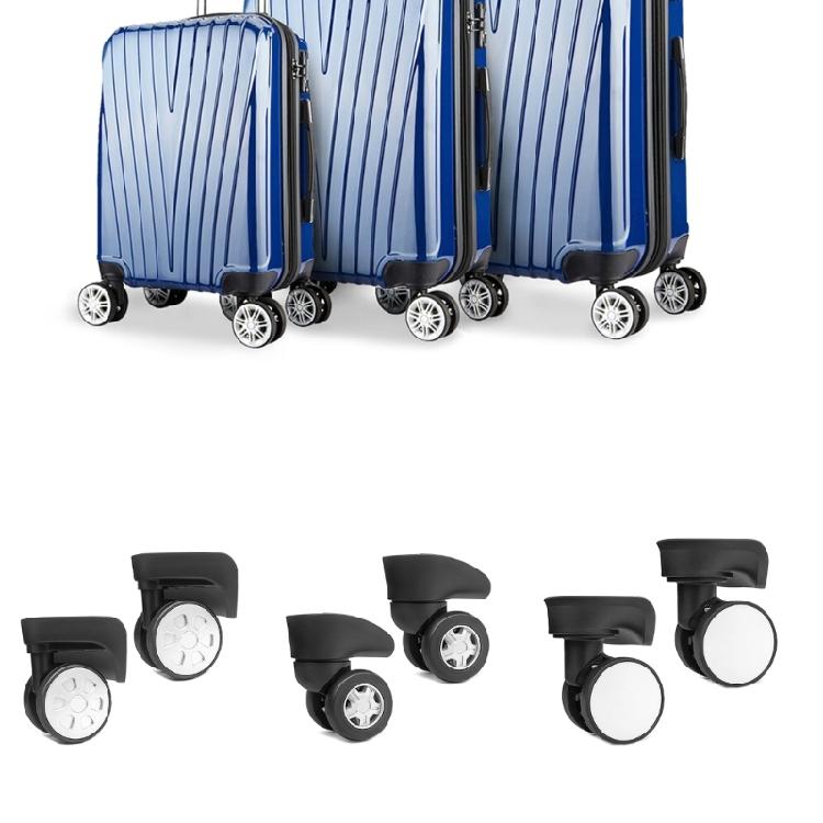 1 Pair Trolley Case Wheels Replacement Luggage Swivels Accessories for Travel