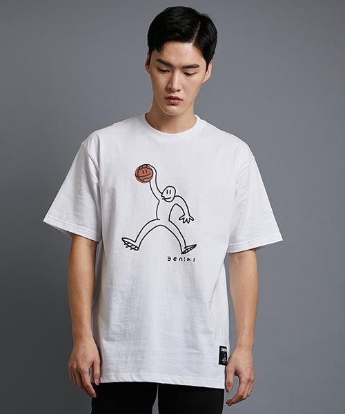 Conceptual [Conceptual X Genial] Jumpman Short Sleeve T-Shirt_White White/M