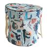 Children's Quick Storage Bag for Toys: Fabric Basket with Zipper