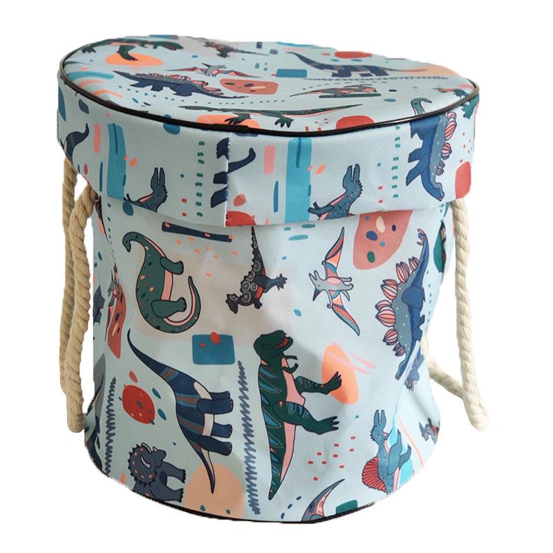 Children's Quick Storage Bag for Toys: Fabric Basket with Zipper