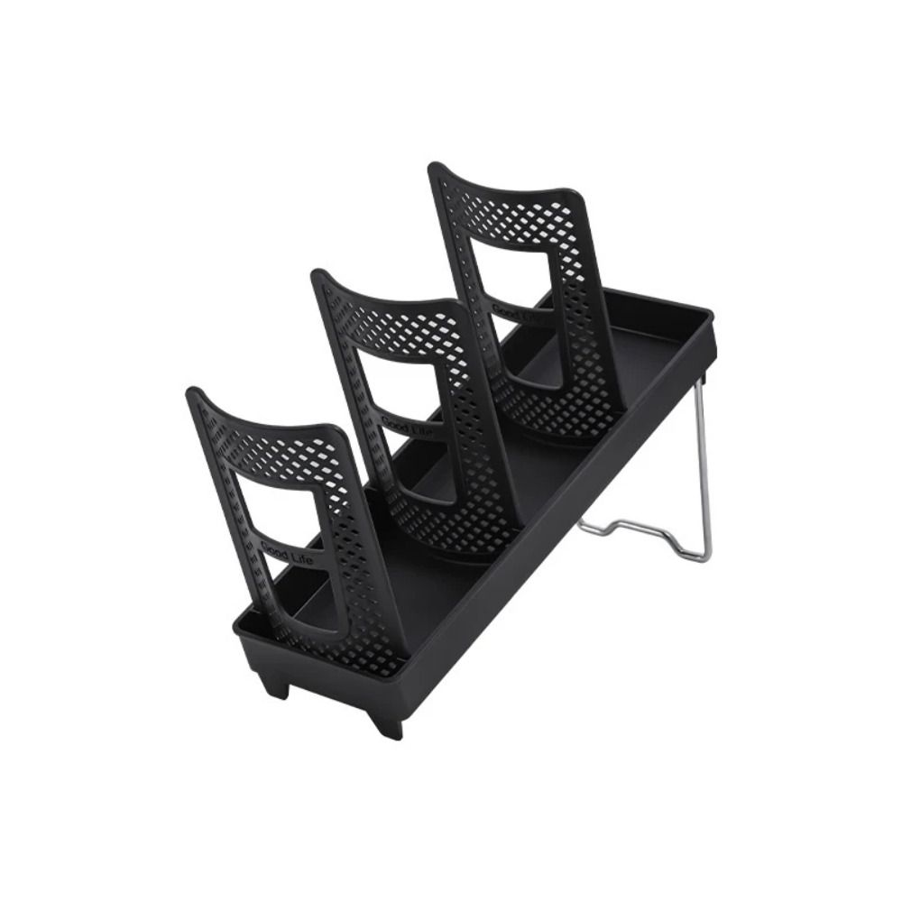 Bracket Cup Holder Thickening Coffee Shop Cup Rack Black/White Foldable Cup Holder  Household