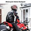 Motorcycle Helmet Backpack Rainproof Reflective Large Capacity Durable Nylon Backpack for Men Riding Travel Sports
