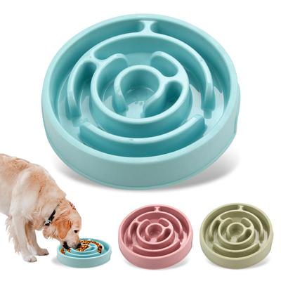 Pet Slow Feeder Bowl - PP-Material, Nackenschutz, rutschfestes Tierzubehör für Hunde