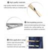 1Pc Tie Clip for Men Copper Simple Bar Clasp Mens Classic Tie Clip