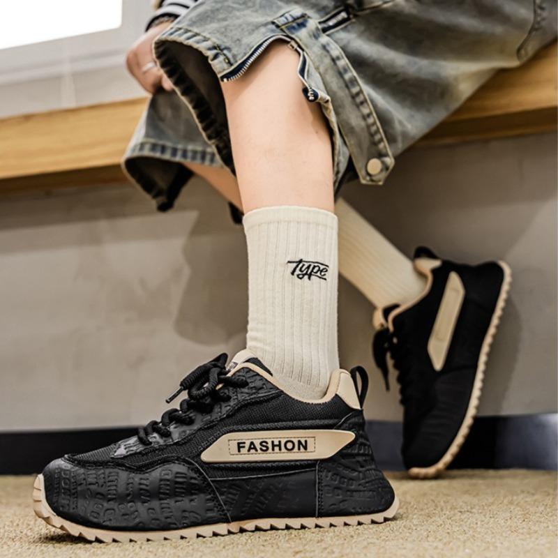 Fashion Designer Men's Platform Sneakers Luxury Brand Casual Shoes Breathable Training Shoes for Men Sport Running Shoes Tenis Masculino