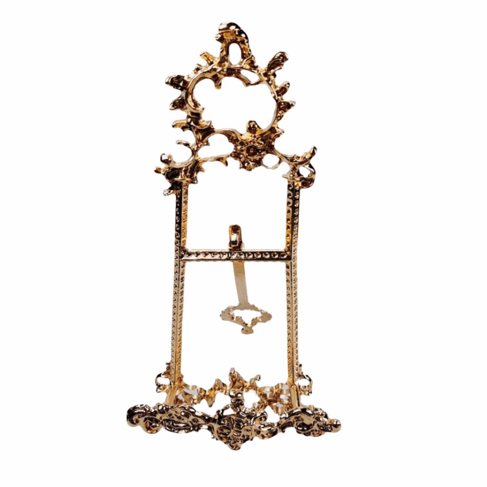 Elegant Frame Bracket Gold Display Storage Rack Plate Display Stand  Tabletop Decoration