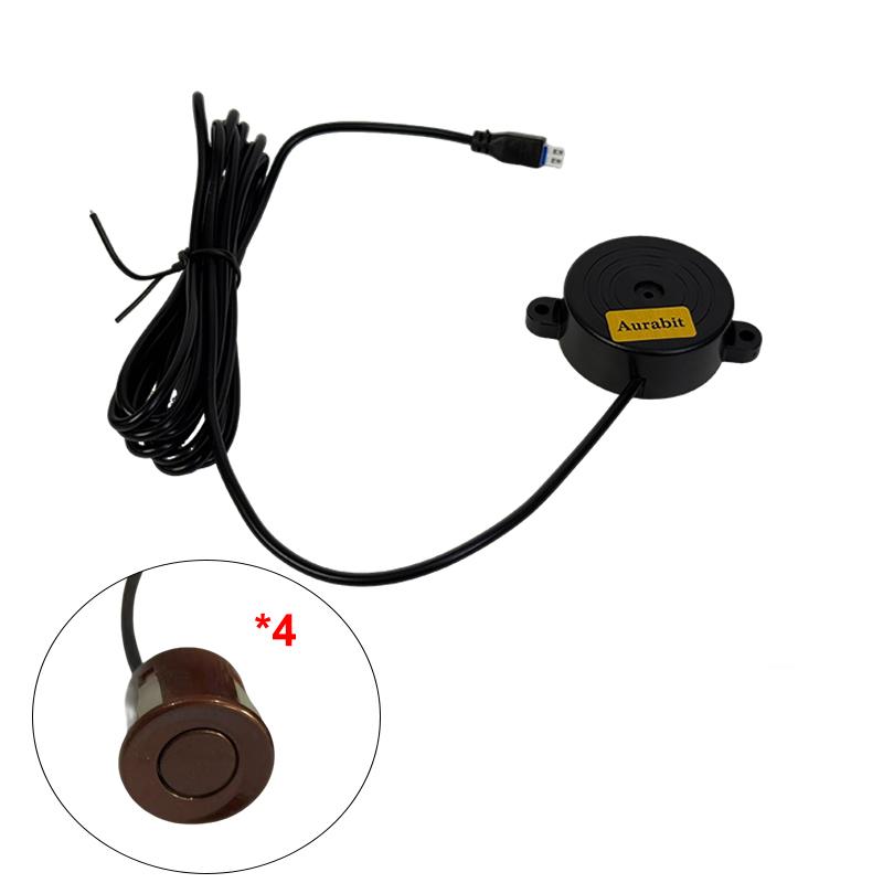 Rear Wireless Car Auto Parktronic LED Parking Sensor with 4 Reverse Backup Radar Monitor Detector System Display