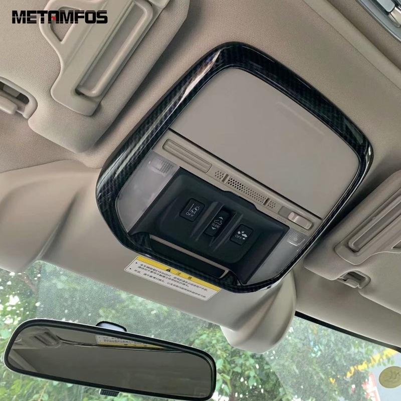 For Subaru Forester SK - 2024 Carbon Fiber Front Reading Light Lamp Cover Trim Sticker Interior Accessories Car Styling