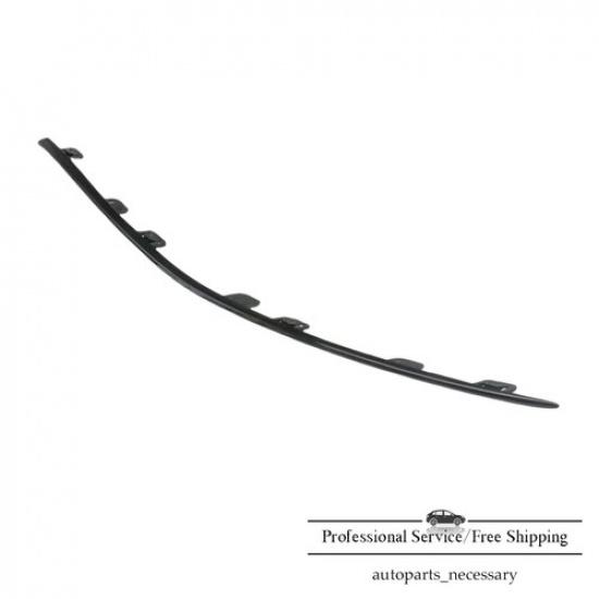 Glossy Black Left Front Bumper Molding Trim For Mercedes 300C 300CD C300 C43 AMG