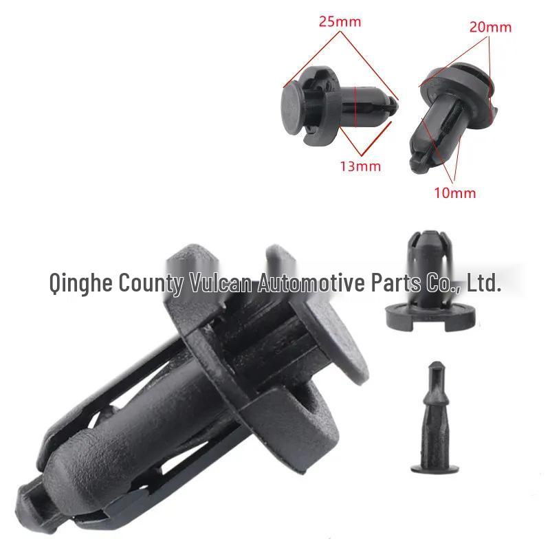 

Хонда 10мм Клипсы крепления бампера: Пластиковые пистоны брызговика, Крепеж крышки двигателя 50 pcs/pack