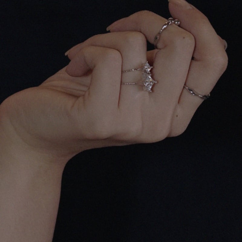 

tomorrowobject 23SS. starry. ring 01 silver (not plated)