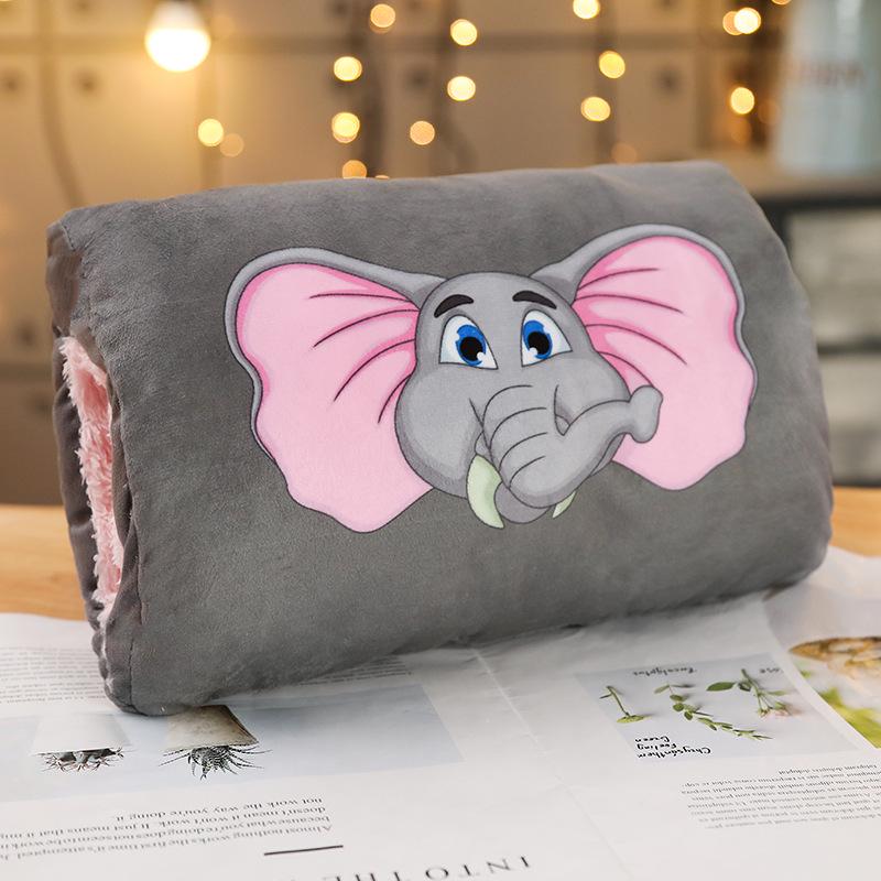 

Очаровательная мультяшная плюшевая подушка-грелка для рук и муфты для девочек 30x20cm