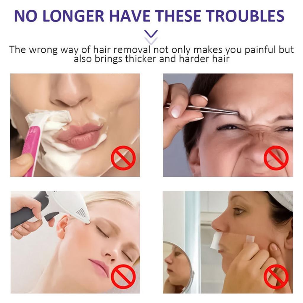 Facial Hair Removal Cream, Facial Hair Removal Cream For Women,Facial Depilatory Creams, Based Gentle Body HairRemover Creams For Smooth Skin