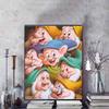 Diamond Painting Snow White and The Seven Dwarfs 5D Rhinestone Mosaic DIY CrossStitch Gift/Home Decor