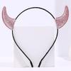 Halloween Devil & Spiderweb Headband with Bat Clip - Ghost Festival Party Costume Accessory