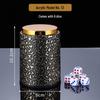 High-Grade Leather KTV Dice Shaker Cup for Bars and Nightclubs