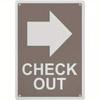Bohemian Arrow Sign 12x8 Inch, Weatherproof Aluminum Outdoor Yard Decor