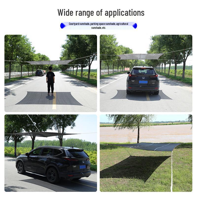 Xinjingzhou Black Heavy-Duty Edged Sun Shade Net