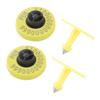 100pcs Animal Electronic Ear Tags Professional Electronic Livestock Electronic Ear Tags for Pigs Cows Horses