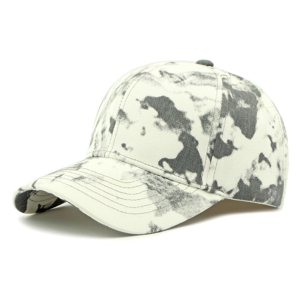 Tie-Dyed Baseball Cap Men Outdoor Sunscreen Sun Hat Women Graffiti Sunscreen Cap
