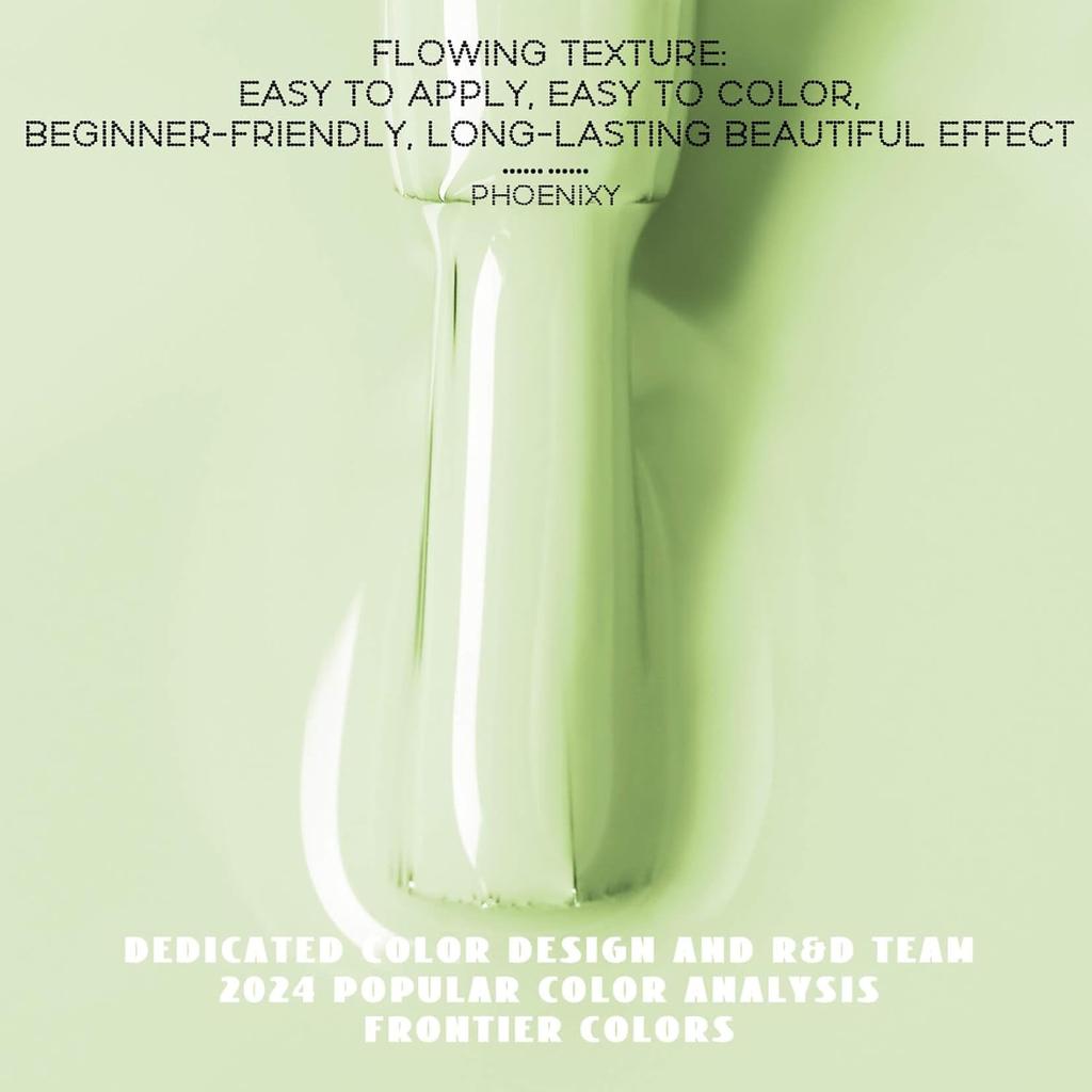 PHOENIXY Gel Nail Polish Set with 36W Nail Lamp 20pcs Nail Polish Gel Top Base Coat Manicure Art Set As Gift for Women Gril