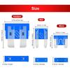 50/100pcs Standard Car Fuses 2A 3A 5A 7.5A 10A 15A 20A 25A 30A 35A Free Matching Choice Car Fuses Blade Fuses for RV/Truck/SUV