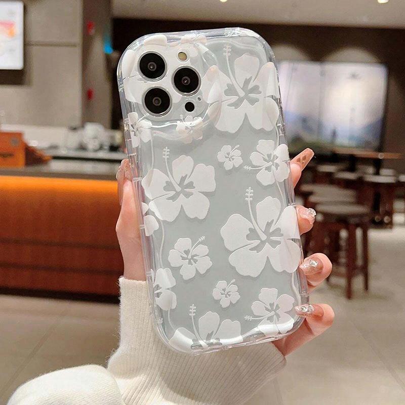 Case For Samsung Galaxy S24 Ultra S23 Plus A55 A35 A54 A24 A14 A25 A15 A34 A53 A33 A73 A50 A30 M54 S20 S21 FE Cover Flower Soft