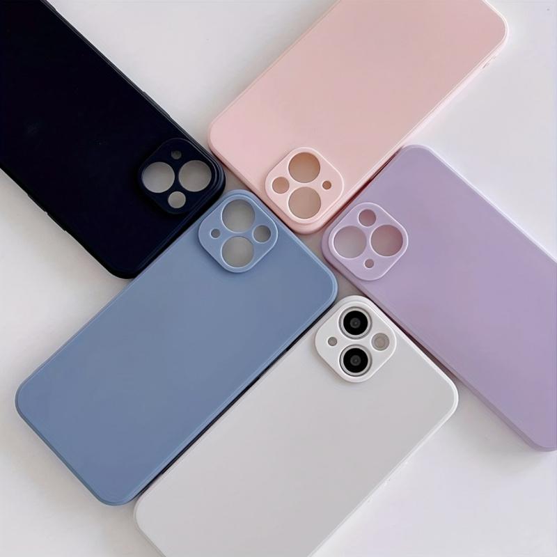 Five Piece Set Colorful Jelly Phone Case For For Iphone 17 16 1 14 13 12 Pro Max 11 TPU Sandblasting Skin Sensation Cover