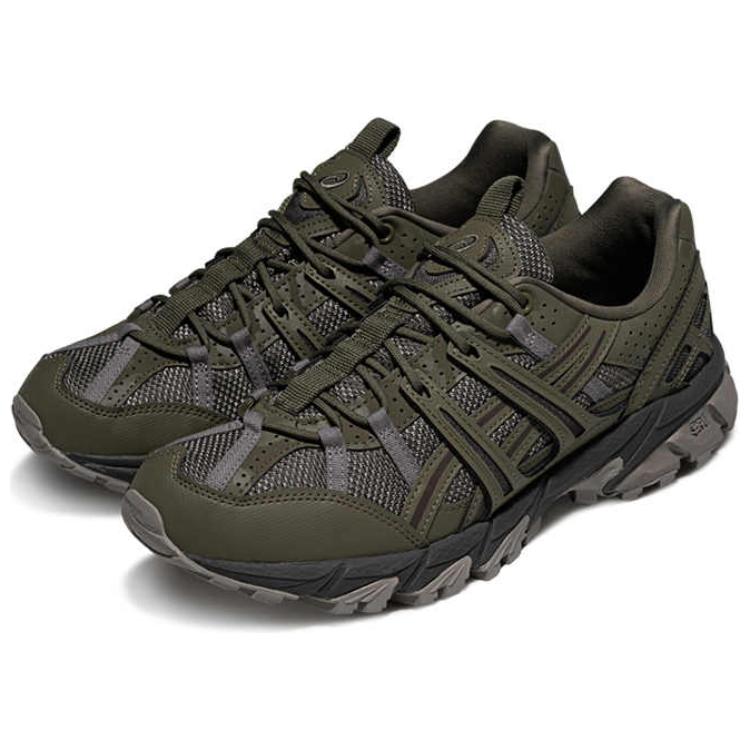 Asics Gel-Sonoma 15-50 ტრიუფელის ნაცრისფერი მანტიის მწვანე უნისექსის სნიკერები 1203A538-022