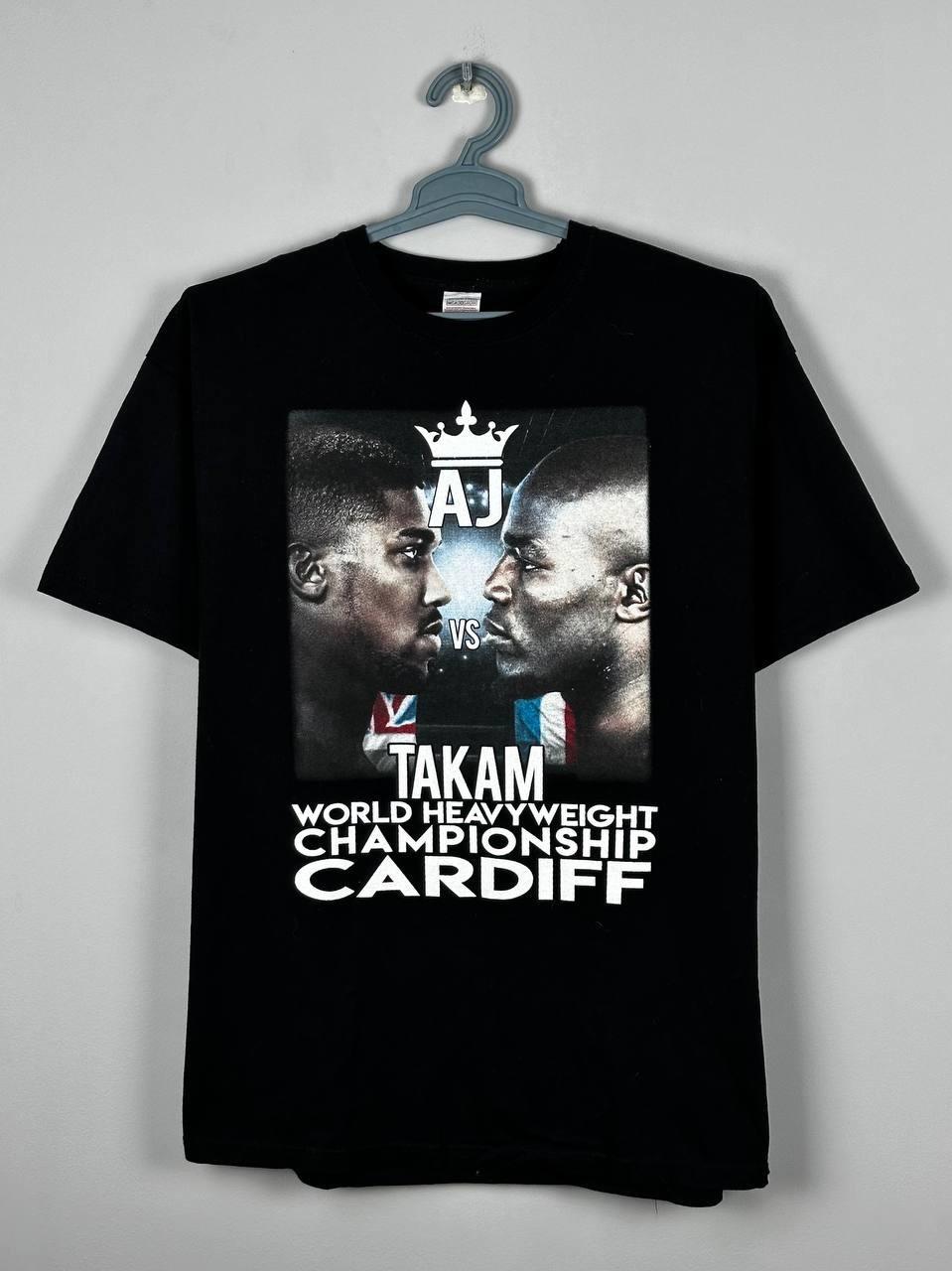 Anthony Joshua Carlos Takam Boxing UK Promo T Shirt Size XL Unisex T-Shirt XXL