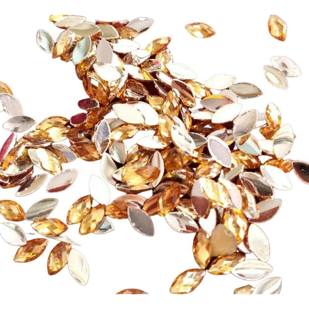 

@ Oval Shape kundan Stone For Craft And Golden Colour Zr560-60%Off