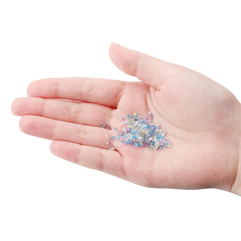 20/50g Glass Crushed Stone Irregularity Crystal Gravel Filling For DIY Epoxy Resin Mold Filler Crafts Decorative Nail Art Filler