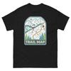 Trail Map Mountain Ski Resort Town T-Shirt