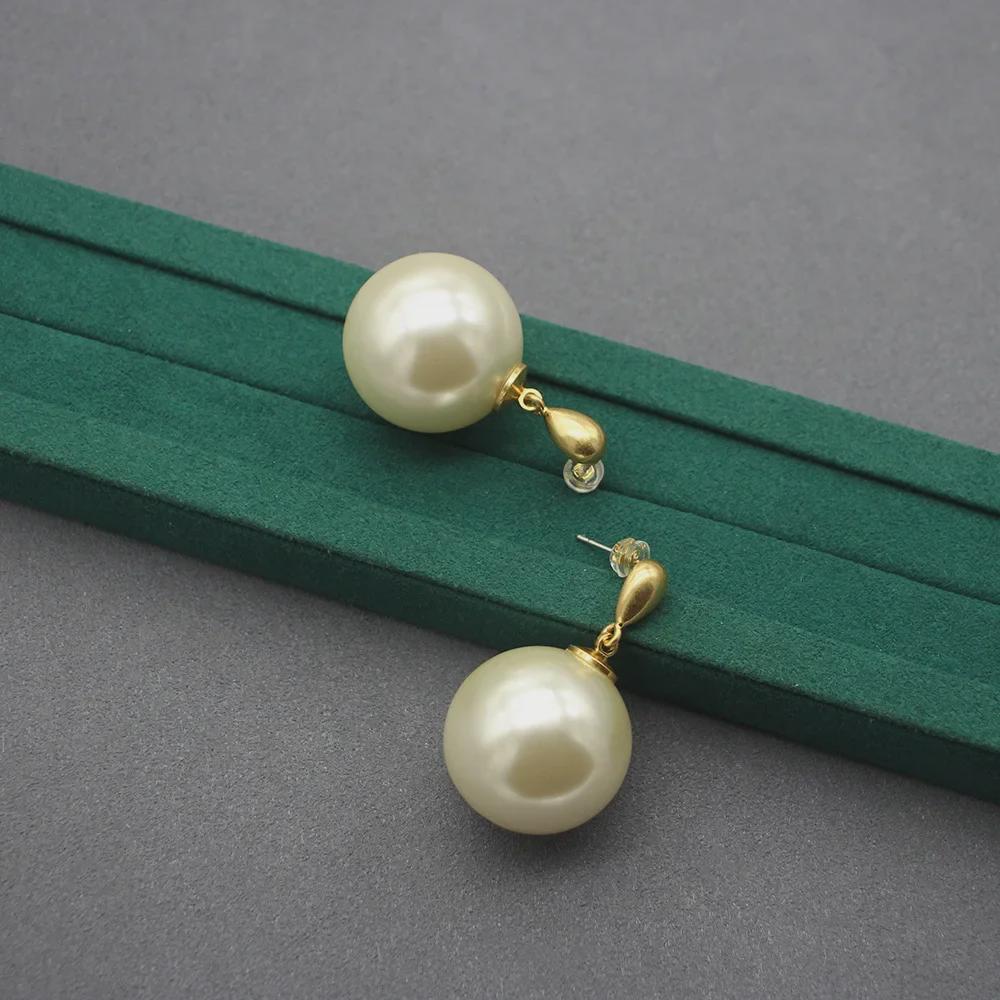 Exaggerated Table Tennis Earrings: Spanish Niche Designer, Versatile Japanese Cotton Beads