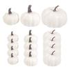 Fall Decor Artificial Pumpkins Fall Decorations For Home 15 Pcs Assorted Sizes Rustic Harvest White Pumpkins Home Decor