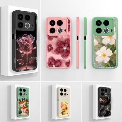 Voor Infinix Note 40 30 Pro Plus 40X Note30VIP 30i Telefoonhoesje Mooie Bloemen Behuizing Ultra Dunne Vloeibare Zachte Siliconen Super Schokbestendig Voor Infinix Cover