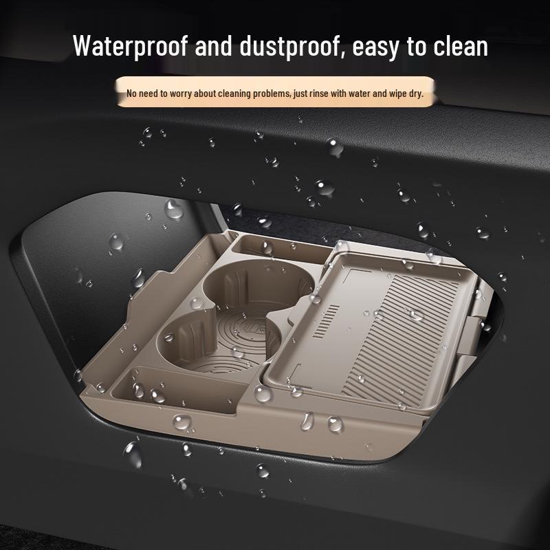 Silicone Dustproof Storage Box for 26 Geely Xingyue L Models: Fits Under Center Console.