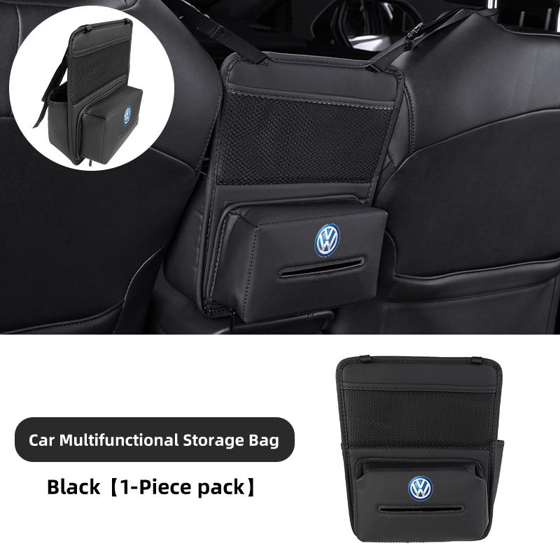 Hub Caps Car Seat Organizer Pocket Auto Seat Storage Bag Accessories For Volkswagen VW Golf 4 5 6 7 Polo Jetta Sagitar Magotan P