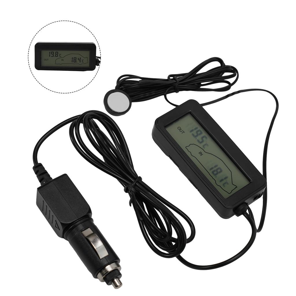 Car Thermometer Detectors 1 Pcs Backlight Gauge Meter