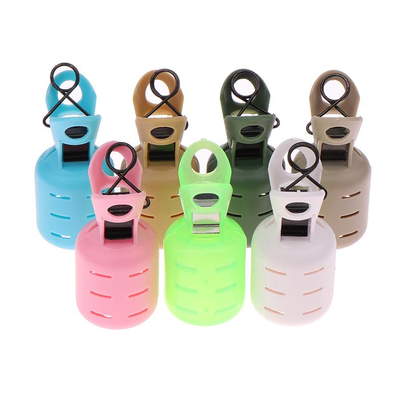 6Pcs New Squid Jig Bait Protector Kit Webfoot Octopus Egi Hook Cover Cuttlefish Umbrella Lure Cap With Carabiner Sea Accessories