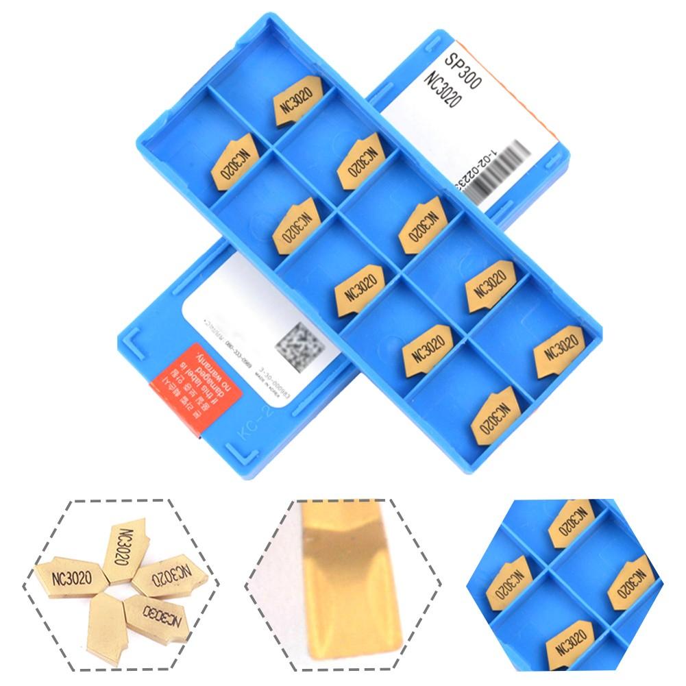 Grooving Insert Carbid Insert 10PCS 3mm Wide Grooving Cut-Off