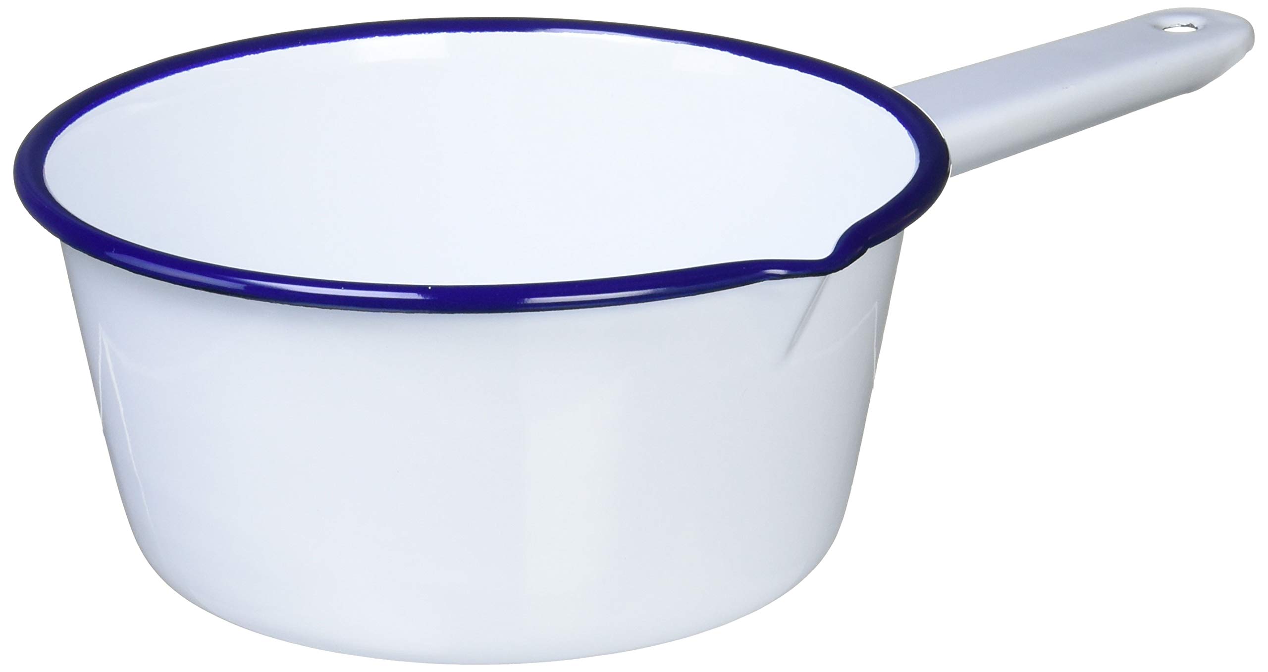 

POSH LIVING Enamel Saucepan, Large, Blue, 540WL