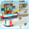 Toy Workbench with 21 Pieces with Space Theme with Sounds and Lights, in PP and GPPS, 45.5x24x52.5 cm
