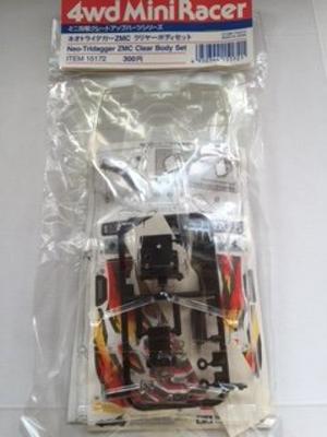Tamiya Neo Tri Dagger ZMC Genomskinlig Kaross Upp (Betygsatta Delar 15172)