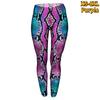 Womens Colorful Snakeskin Prints Stretch Yoga Leggings Fitness Running Gym Sports Active Pants