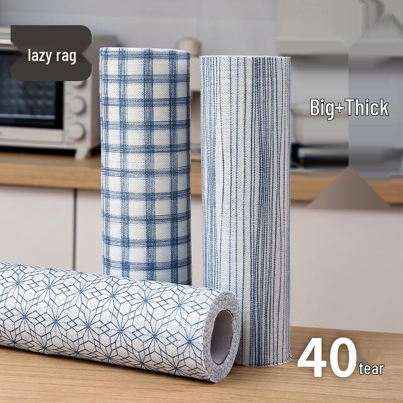 Enhanced Dual-Use Kitchen Towels: Durable, Non-Woven, Wet/Dry Disposable Dishcloths